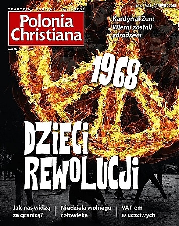 Okładka 62 wydania Polonia Christiana. Dzieci rewolucji 1968